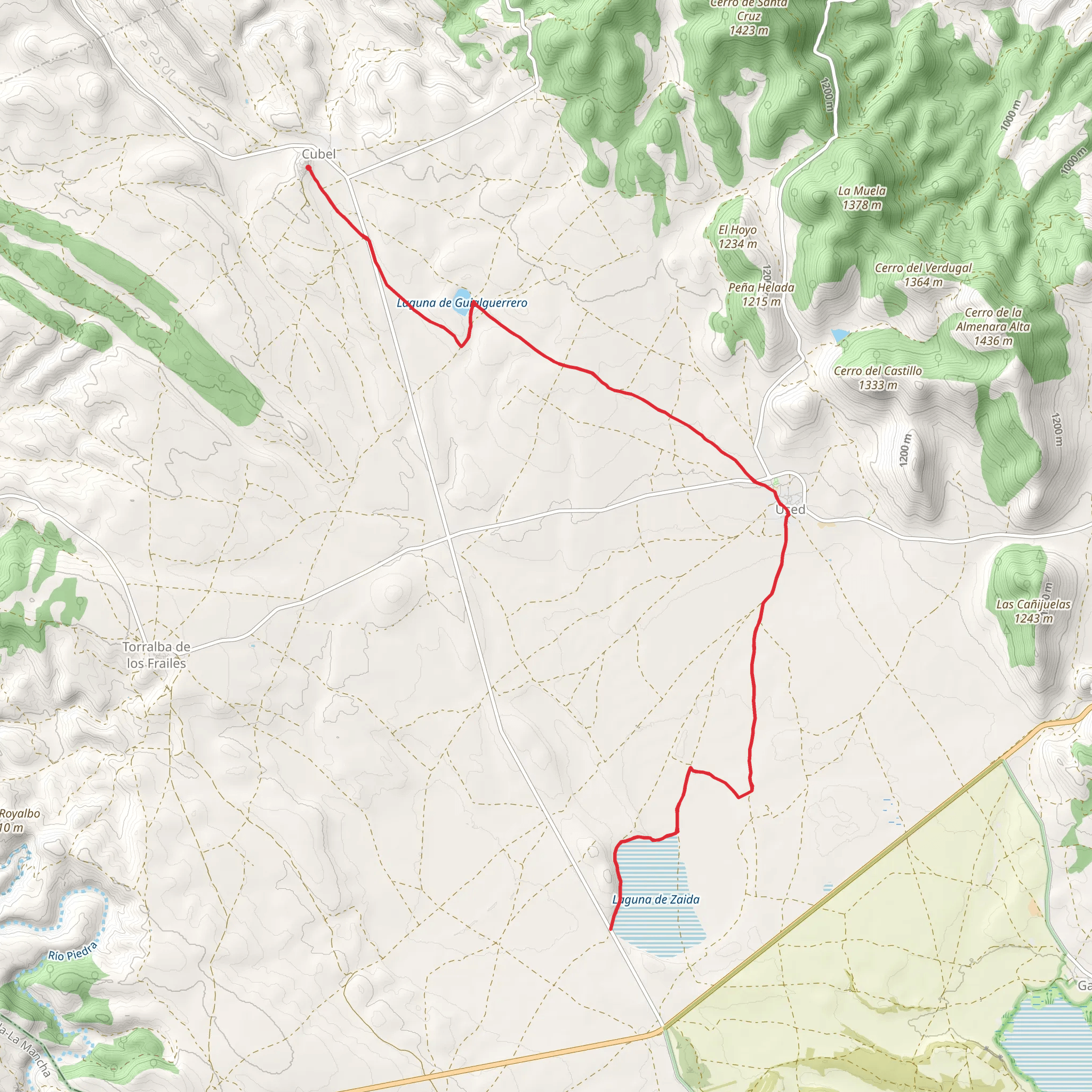 Cubel-Zaida Lagoon PR Z 61 mobile static map