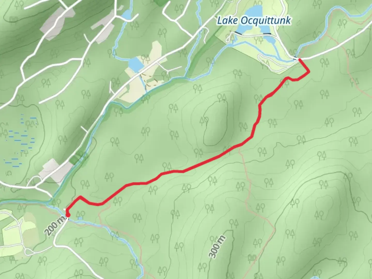 An image depicting the trail Blue Mountain Short Trail - Kittle Road and its surrounding area.