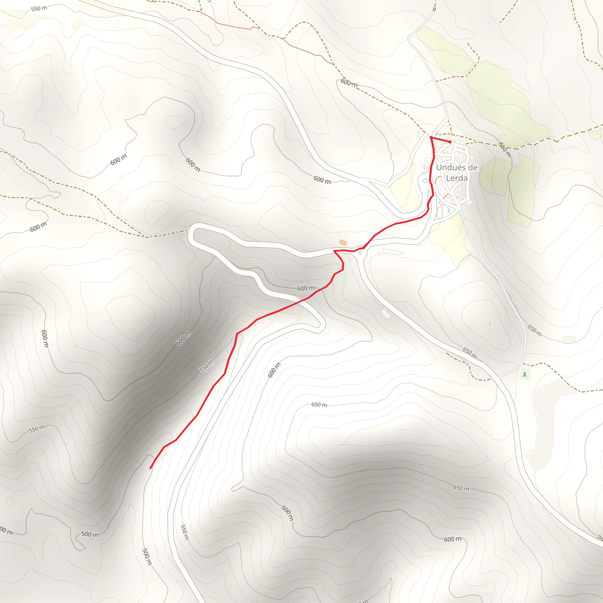 Undués de Lerda- Camino de Salinas PR Z 113 mobile static map