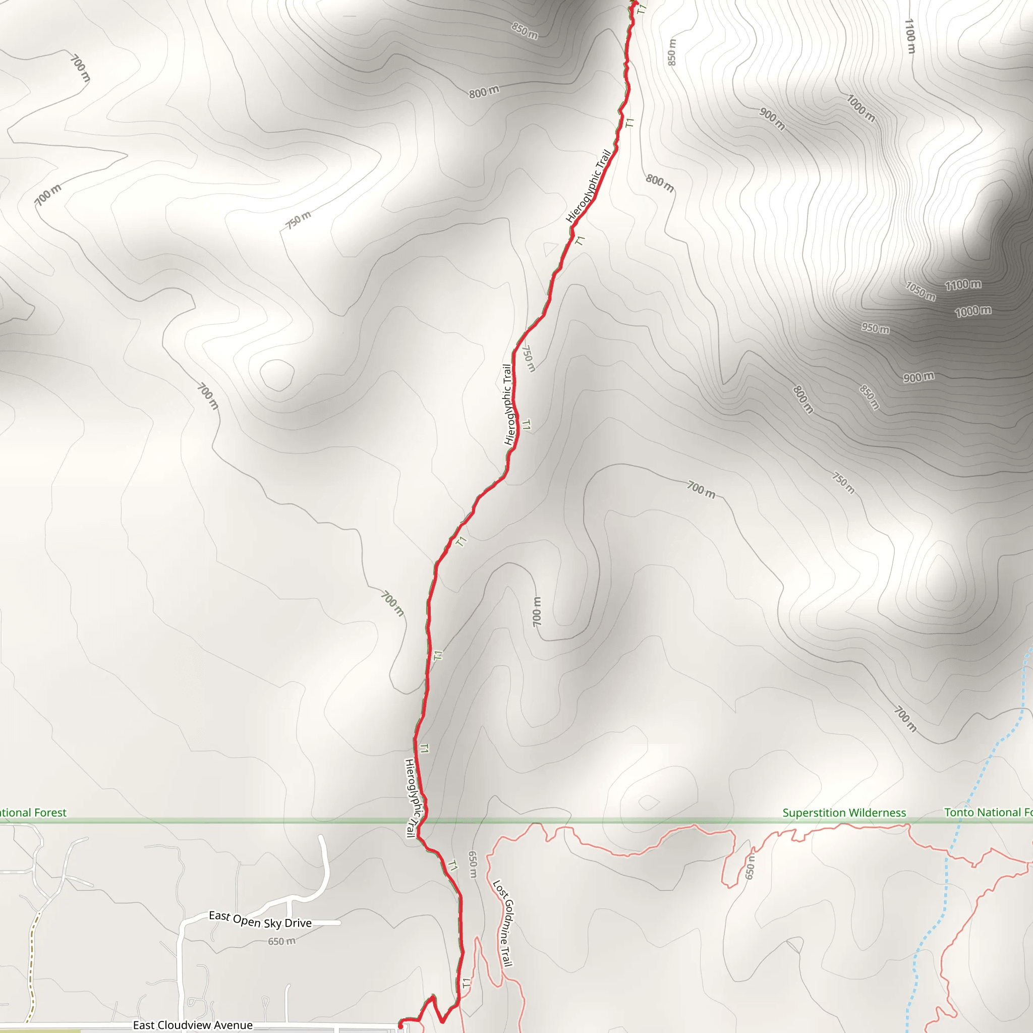East Cloudview Avenue mobile static map