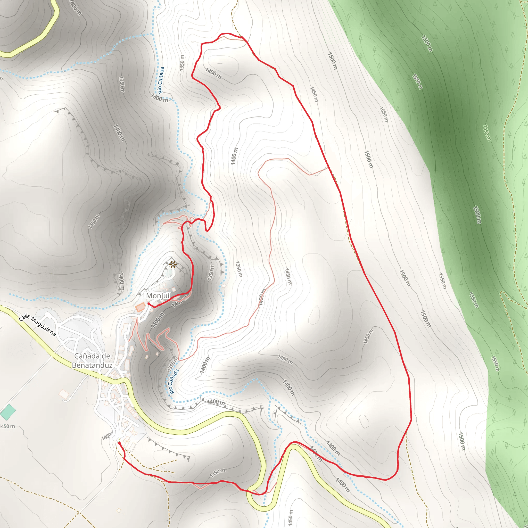 Canada of Benatanduz PR TE 87 mobile static map
