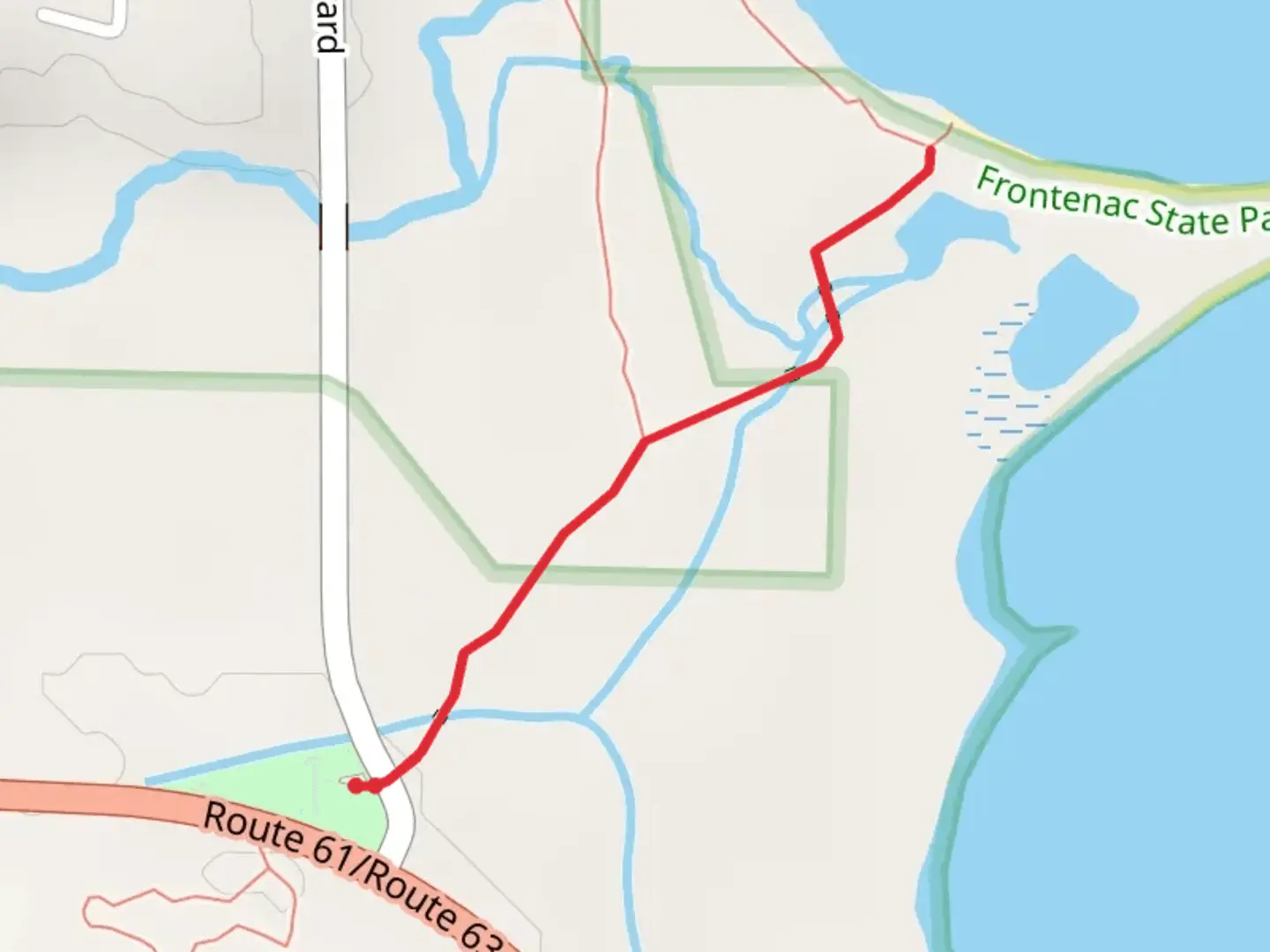 An image depicting the trail Sand Point Trail and its surrounding area.