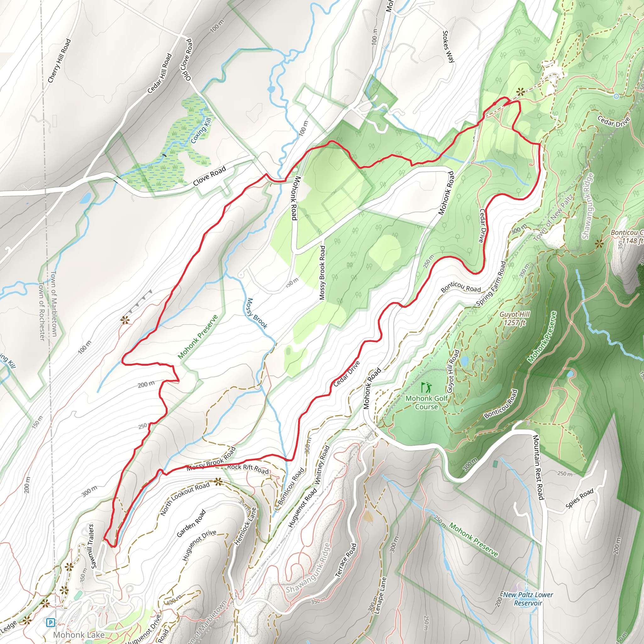 Stokes Way and Cedar Drive Loop mobile static map