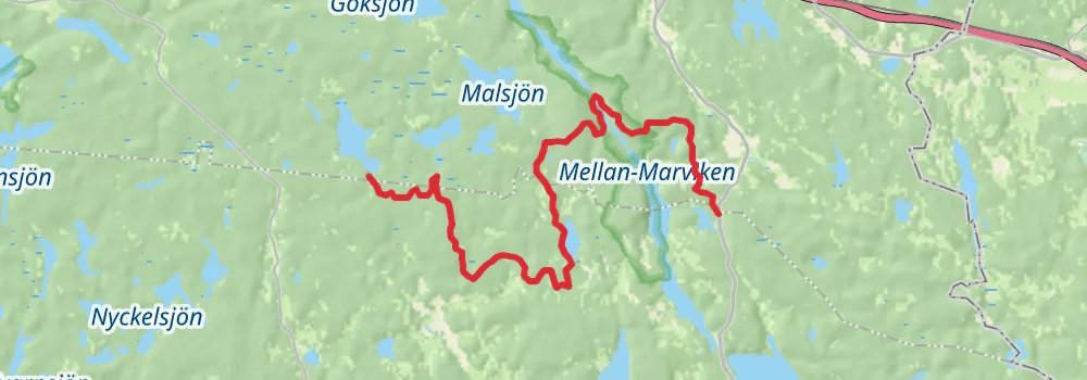 Sörmlandsleden Trail stage 9 Map