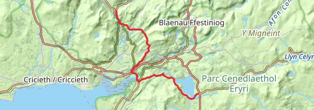 Snowdonia Way stage 3 Map