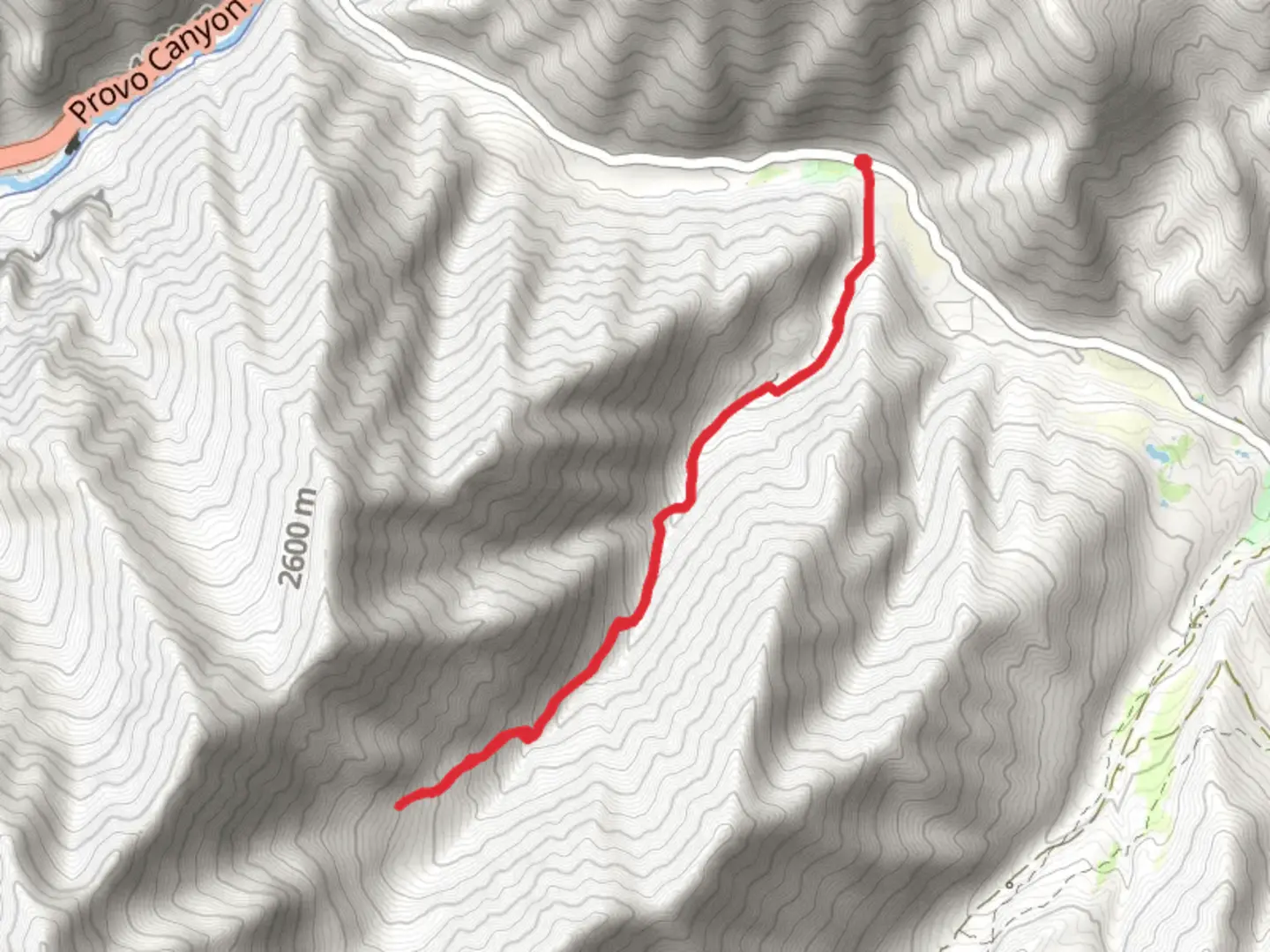 An image depicting the trail Bunnels Fork Trail and its surrounding area.