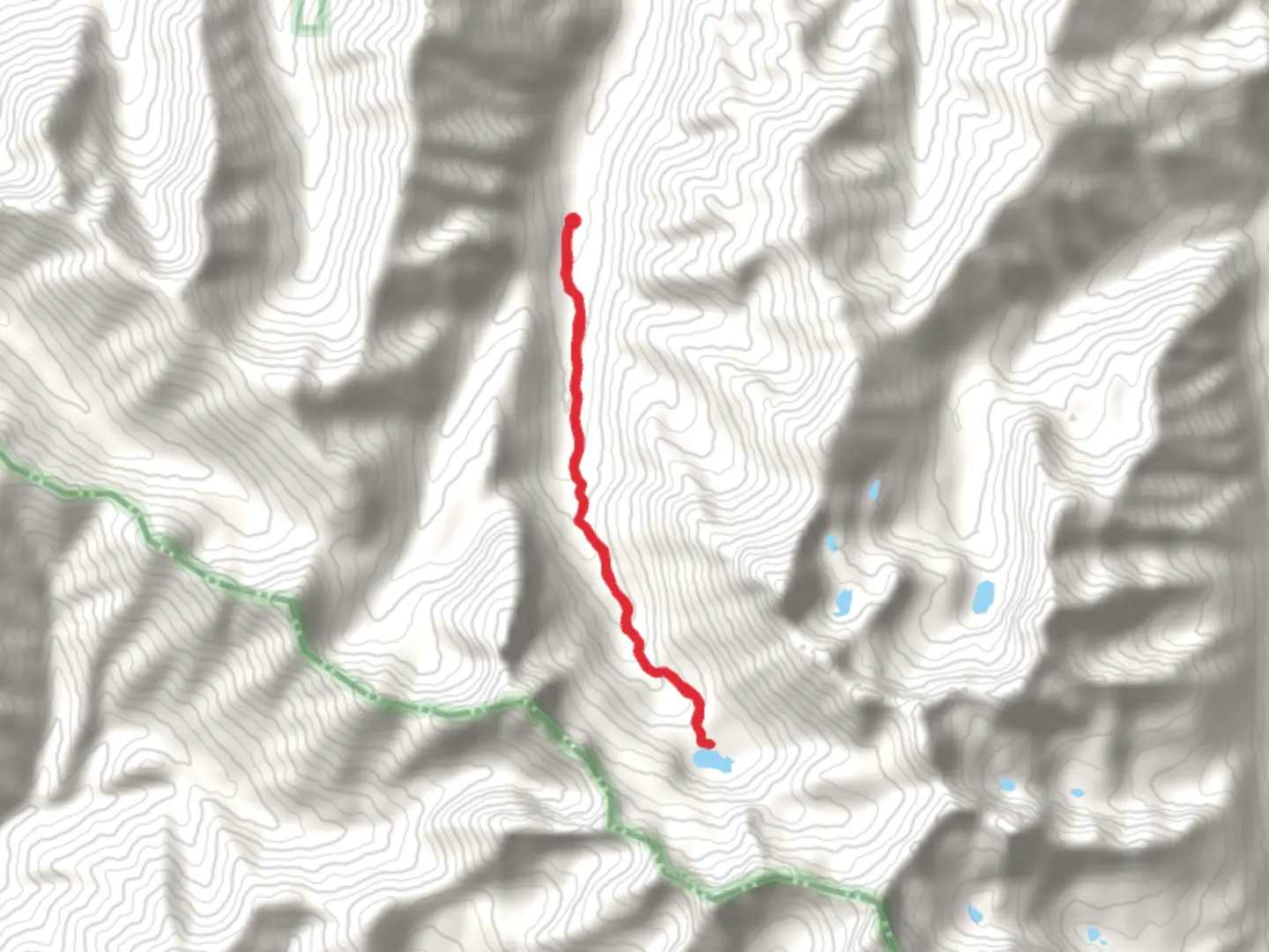 An image depicting the trail Kane Lake Trail and its surrounding area.