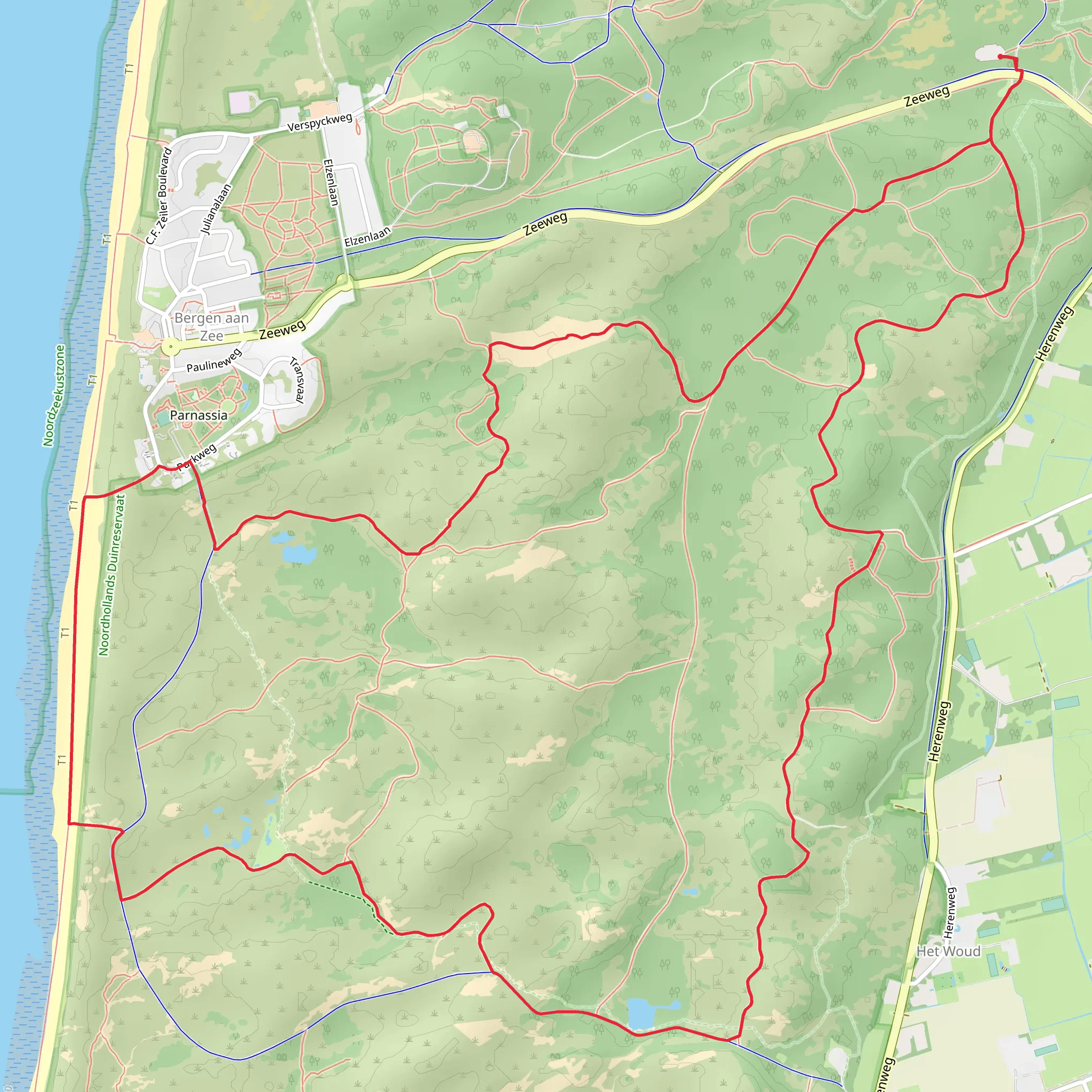 Meeuwen, Heerenweide and Verbrande Loop mobile static map