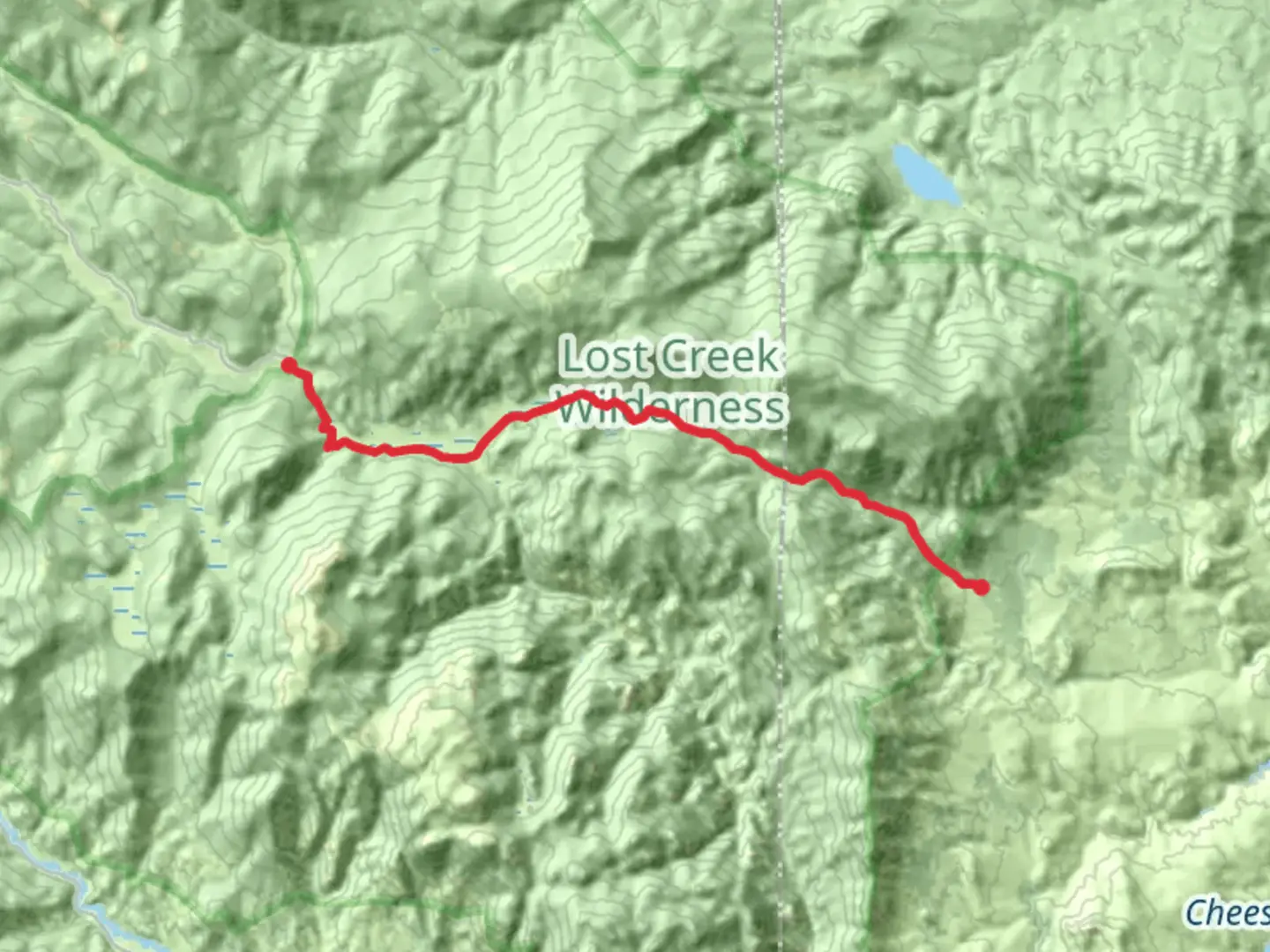 An image depicting the trail Pack Trail and its surrounding area.