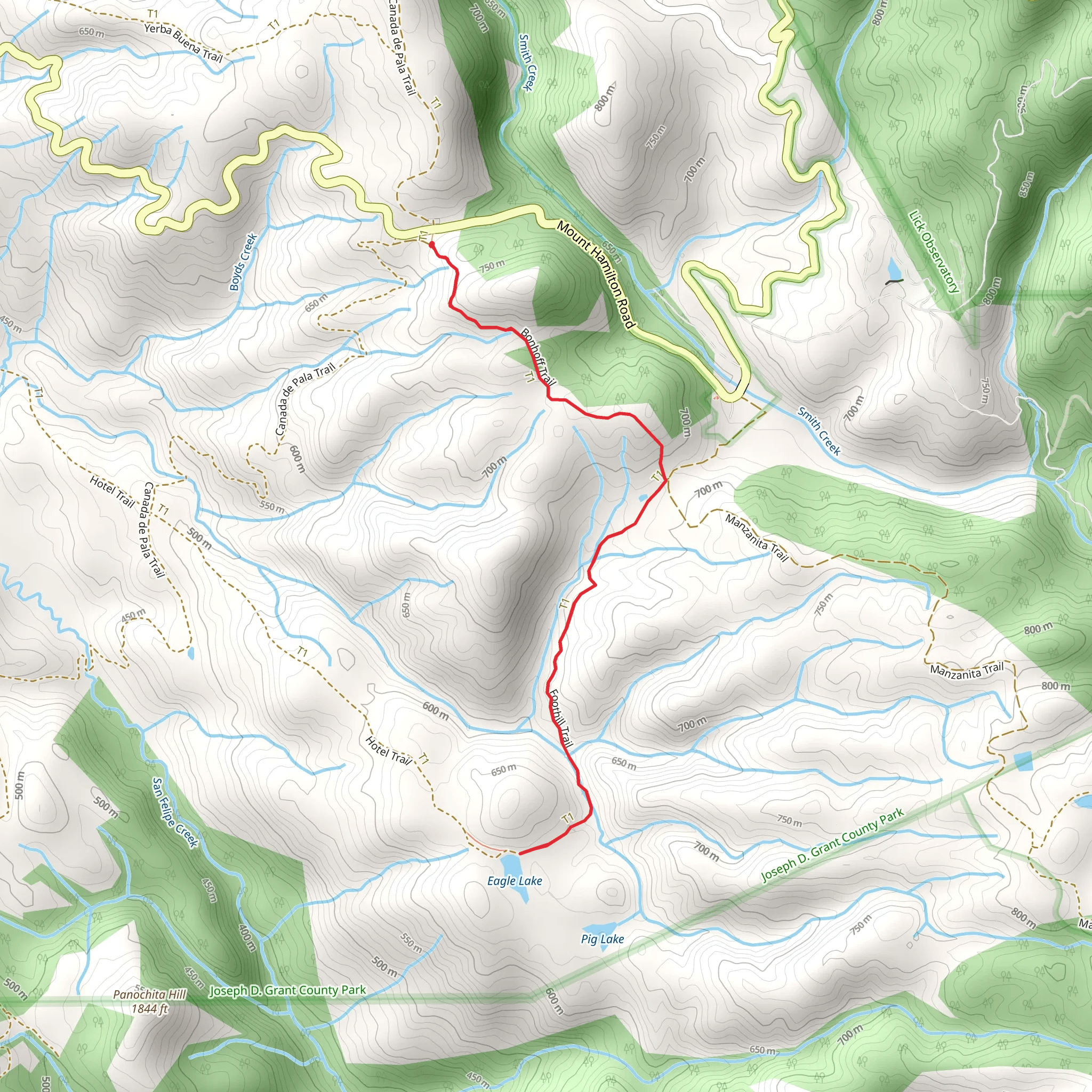Eagle Lake Walk mobile static map