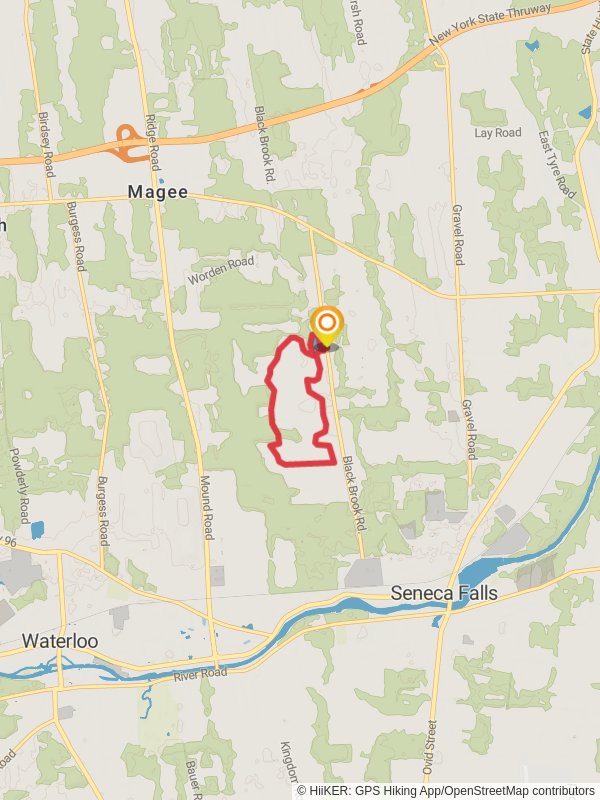 Ada Trail and Blue Heron Loop mobile static map