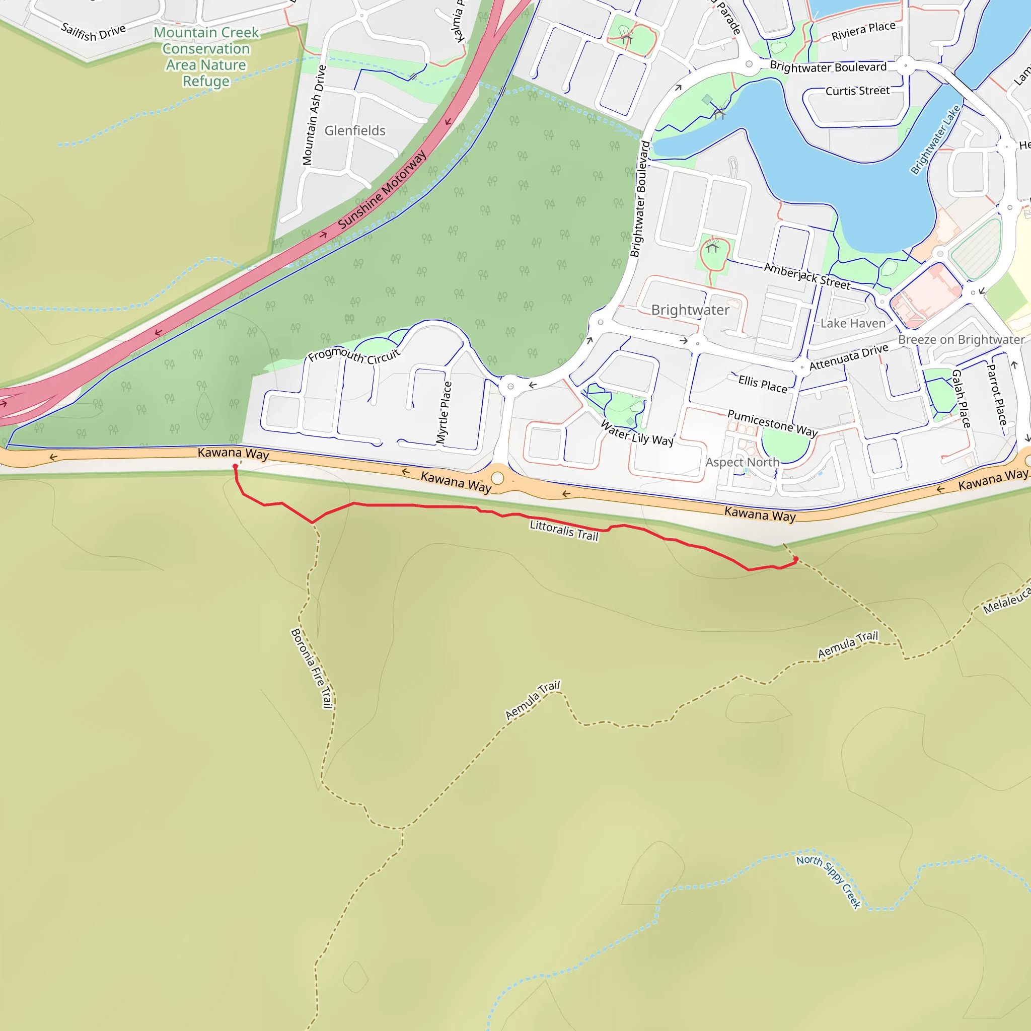 Littoralis Trail mobile static map