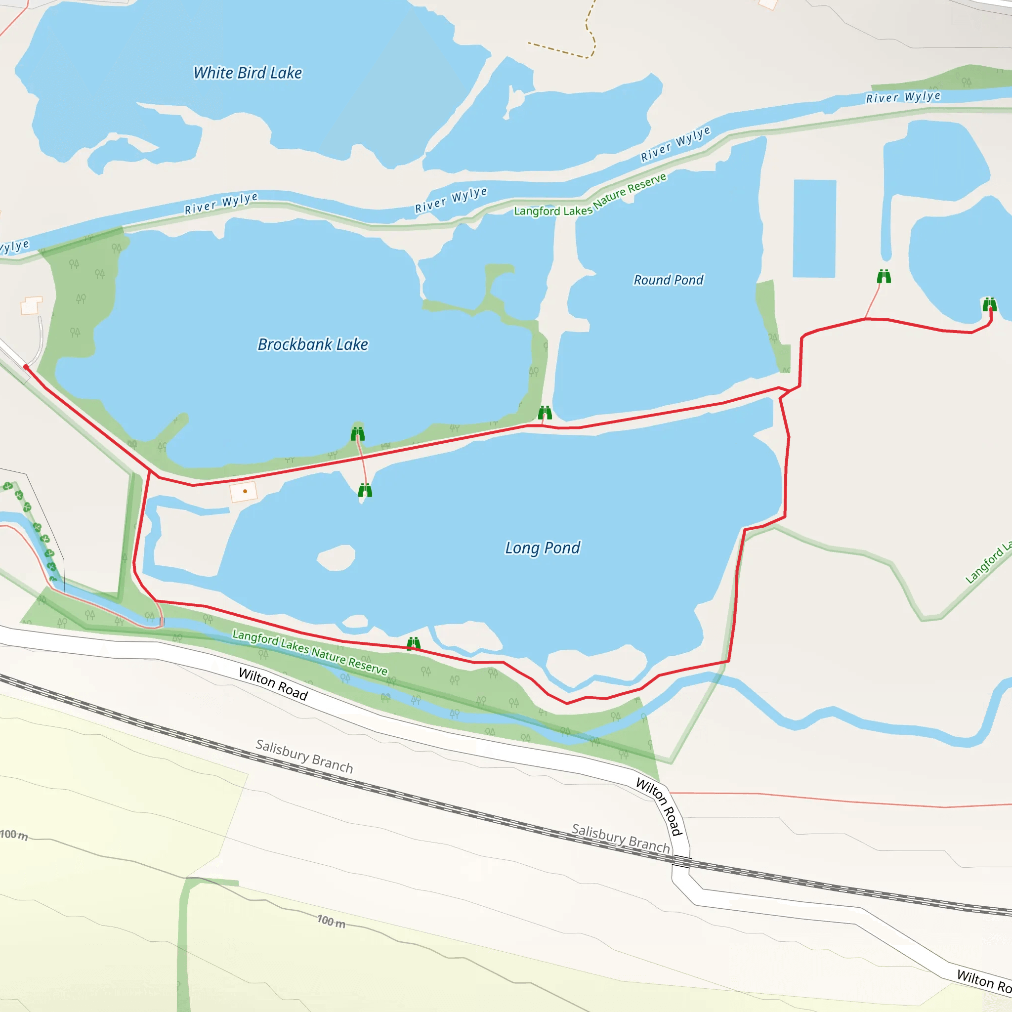 Long Pond Loop mobile static map