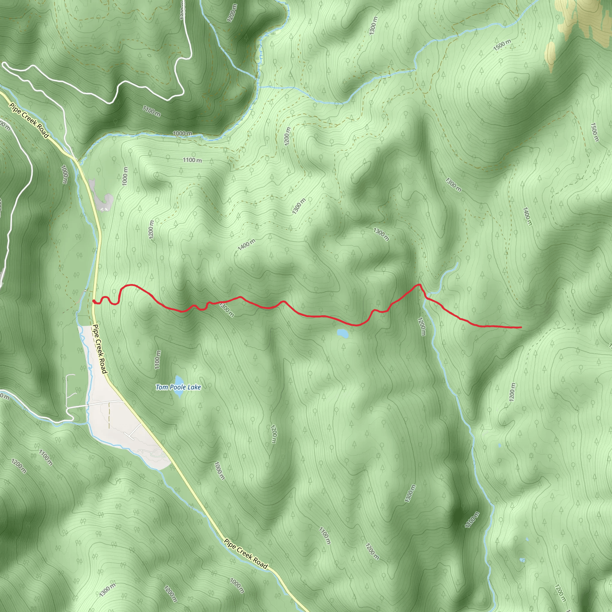 Upper Pipe Trail mobile static map