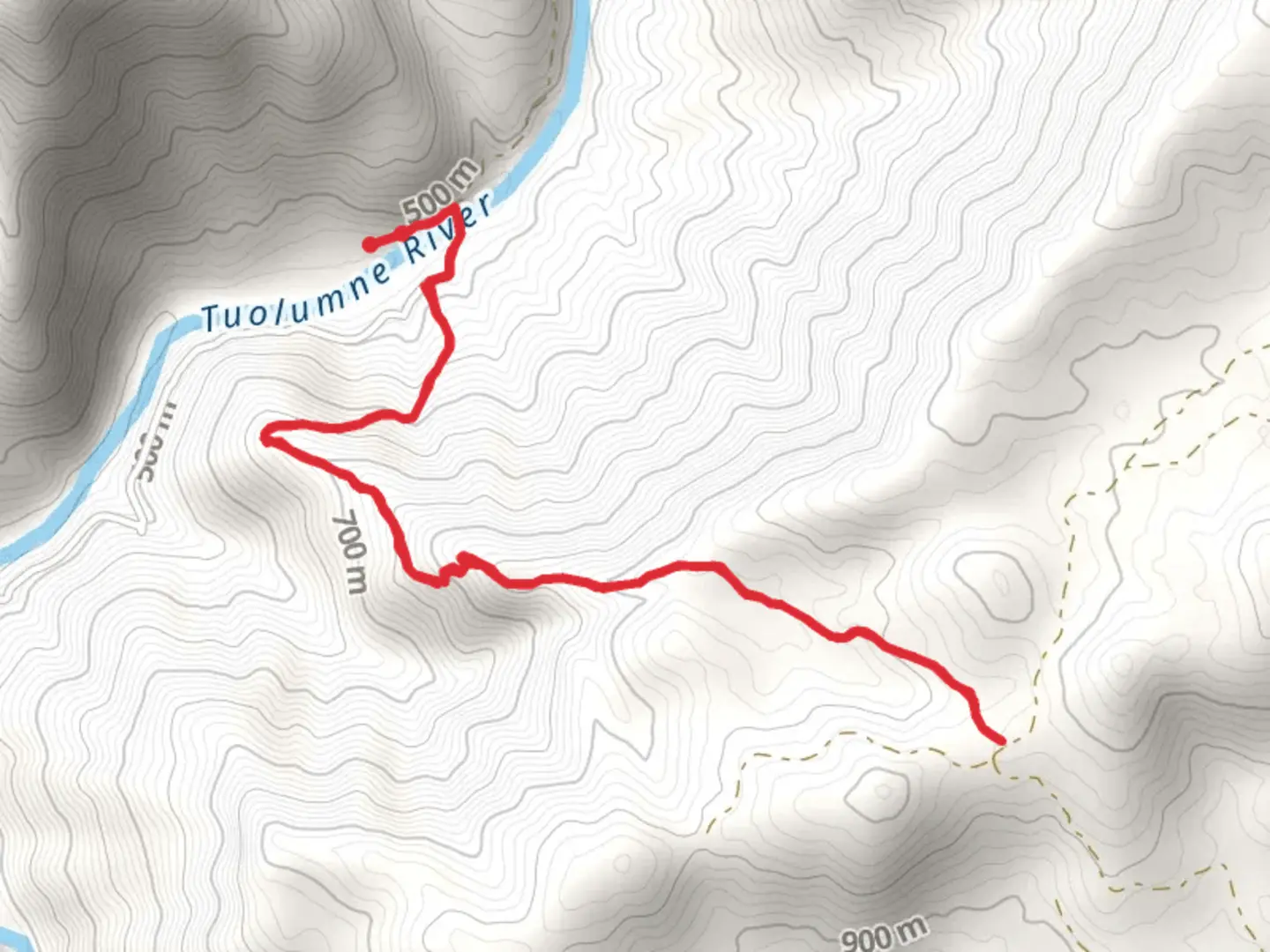 An image depicting the trail Golden Stairs Trail and its surrounding area.