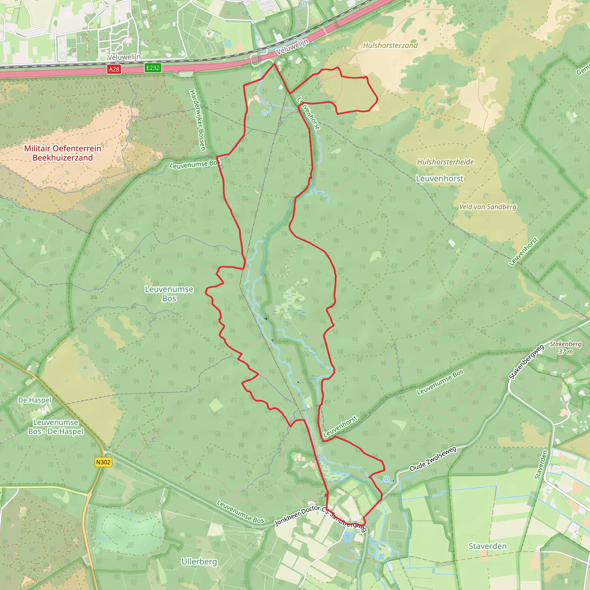 Koopmansbosch, Tafelberg and De Zandmolen Loop mobile static map