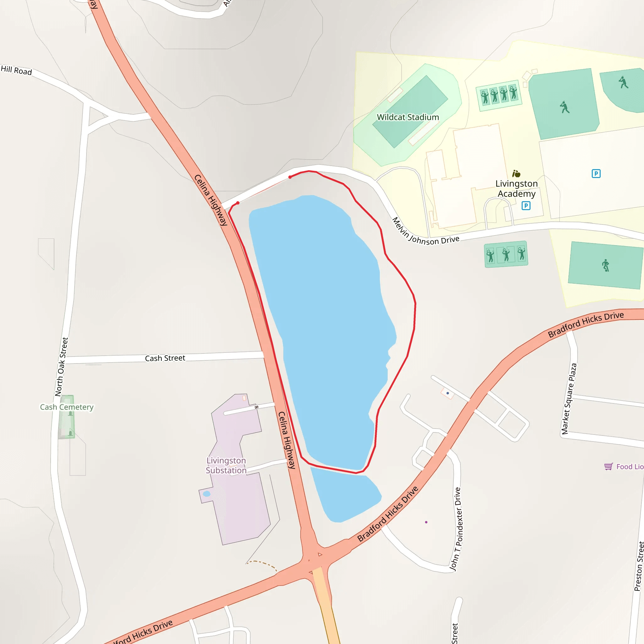 Melvin Johnson Drive Loop mobile static map