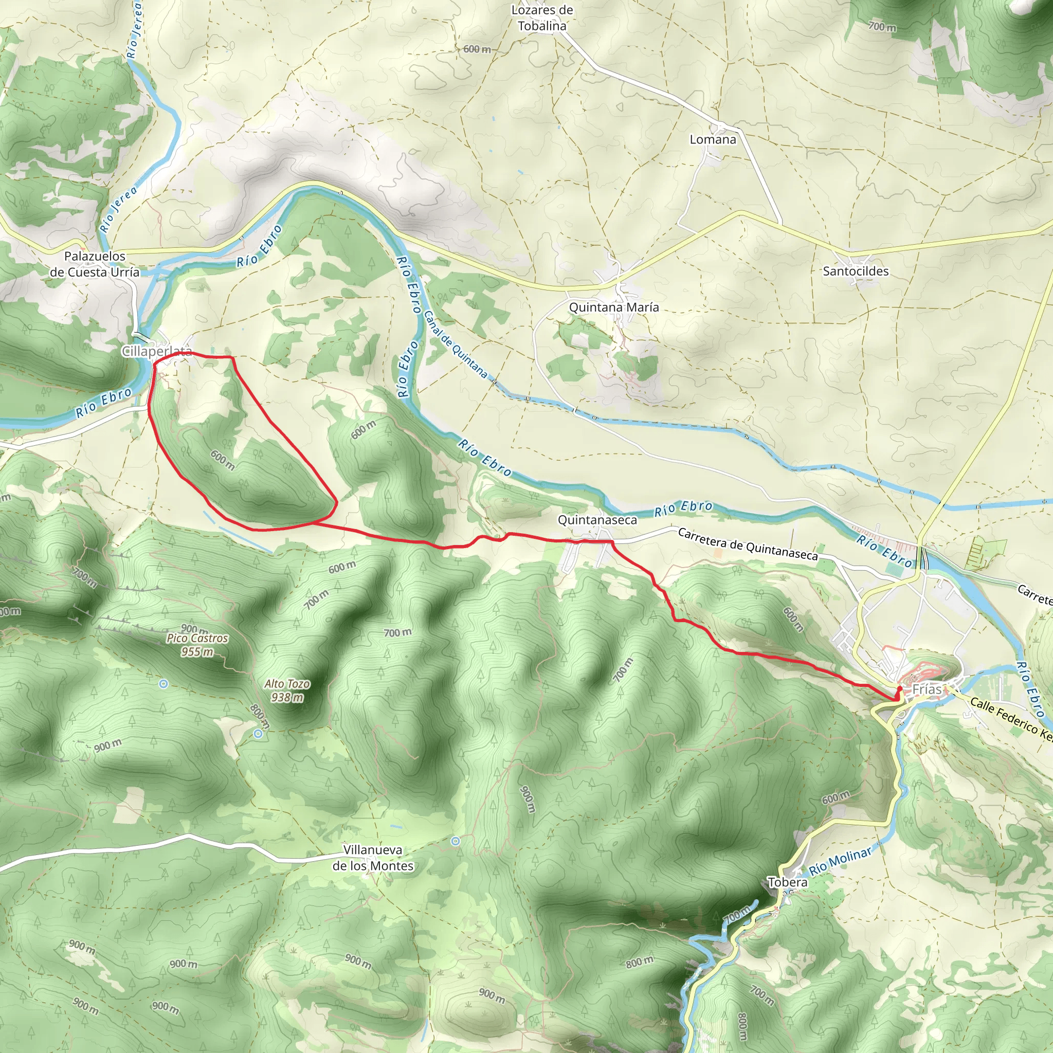 Following the Ebro PR BU 64 mobile static map