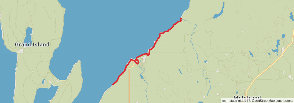 American Perimeter Trail - North Country Primary stage 94 Map