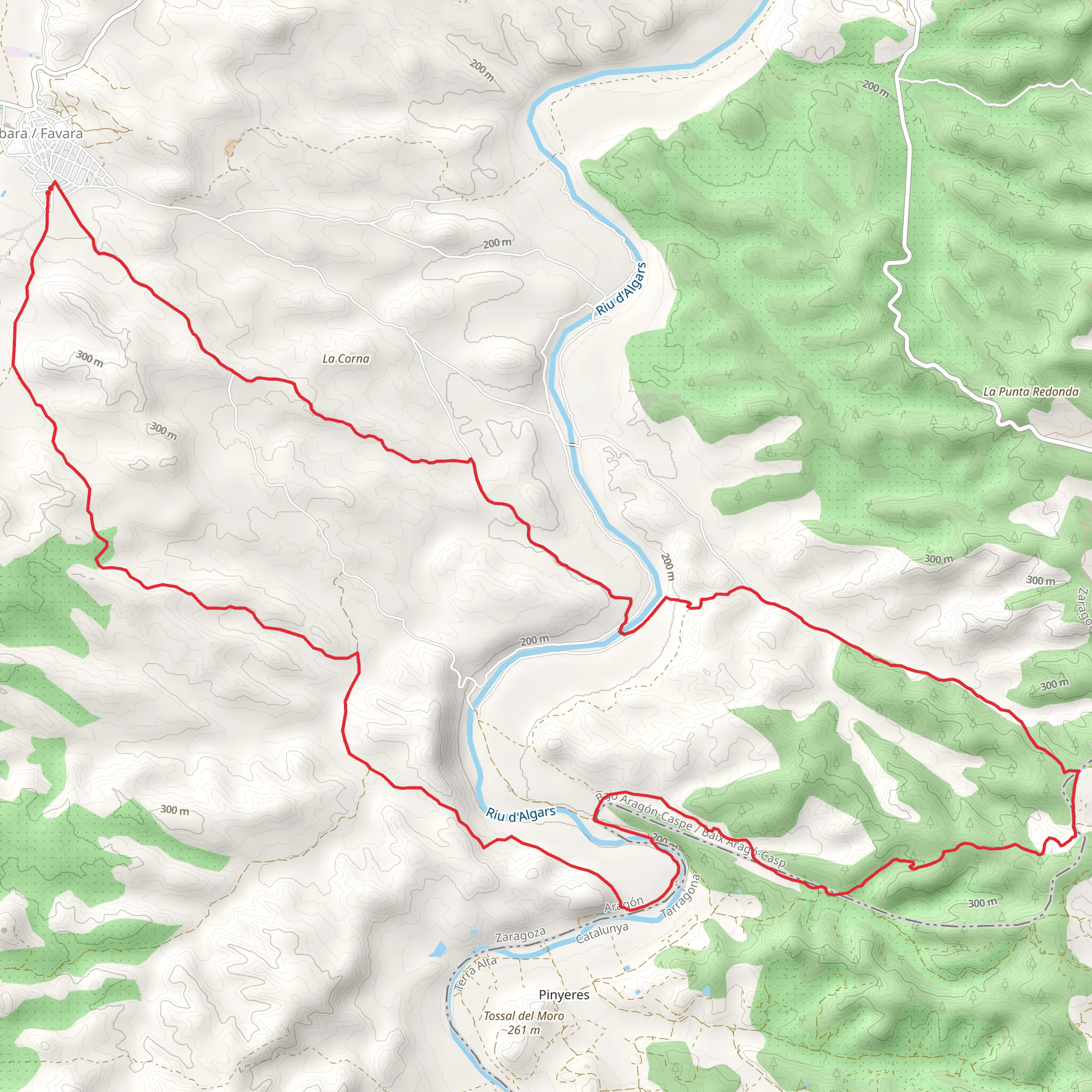 Vall de María - Roquizal del Rullo PR Z 155 mobile static map