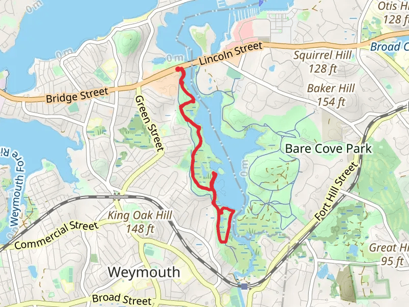 Walk along Bare Cove - Great Esker Park