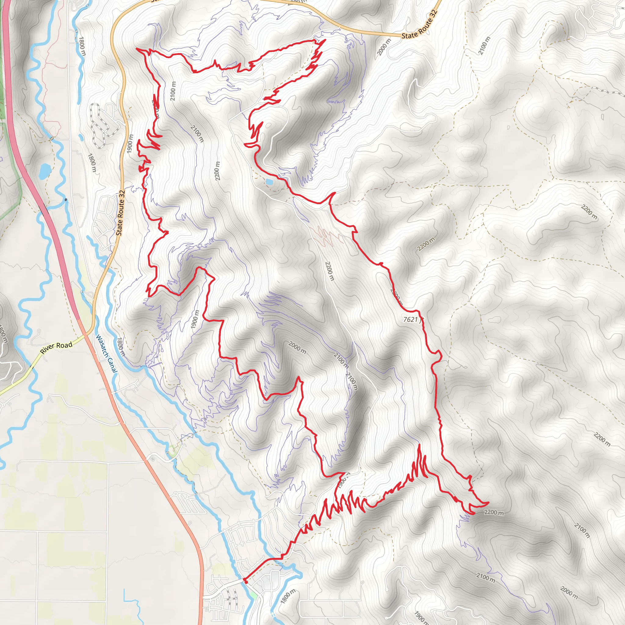 Coyote Loop mobile static map