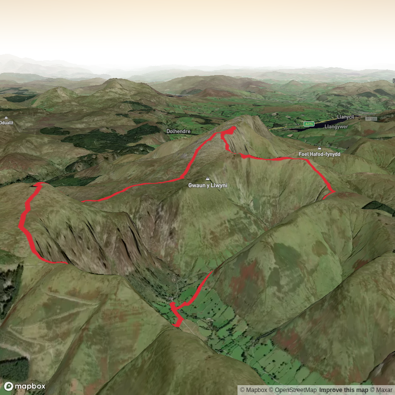 Aran Fawddwy and Glasgwm Circular