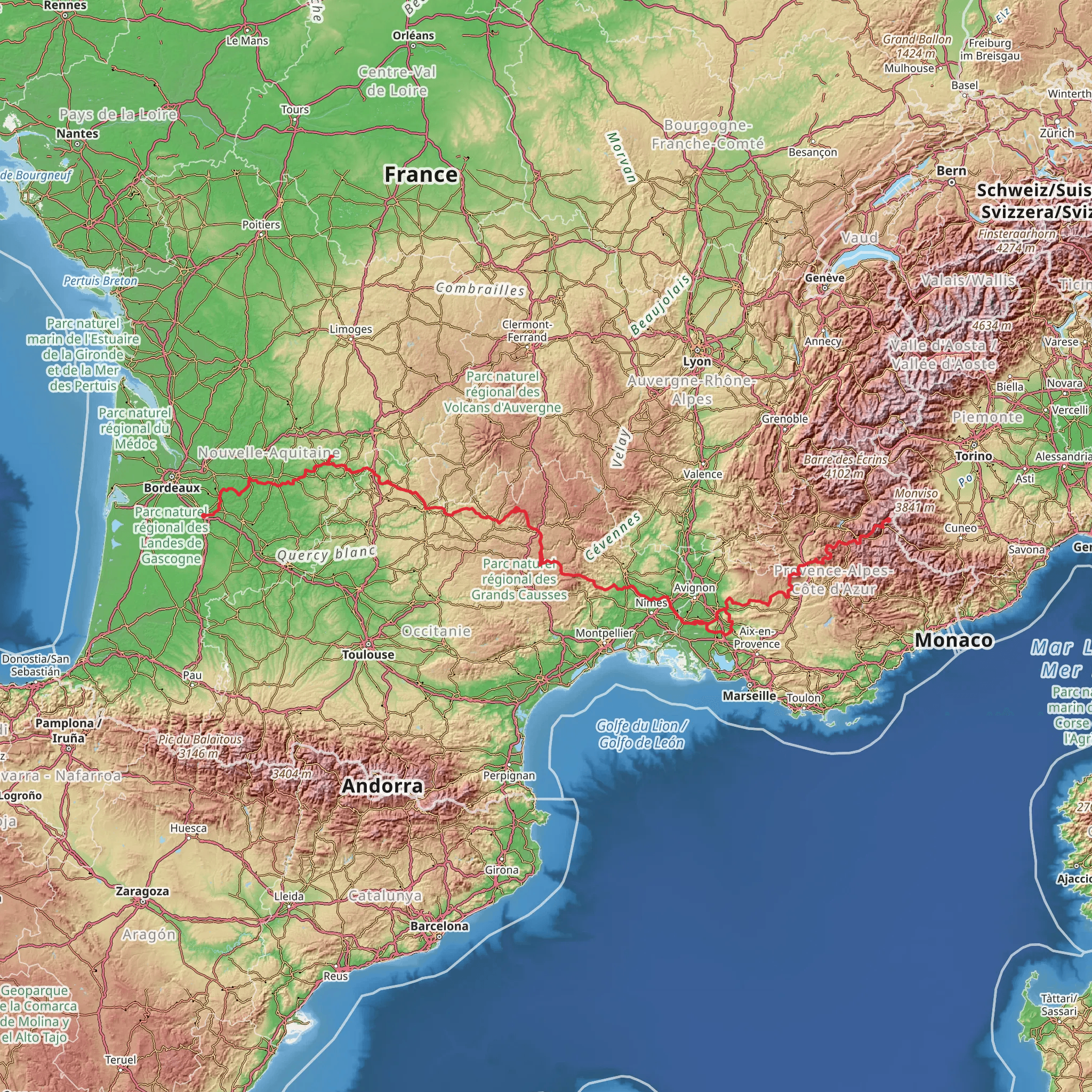 GR 6 mobile static map