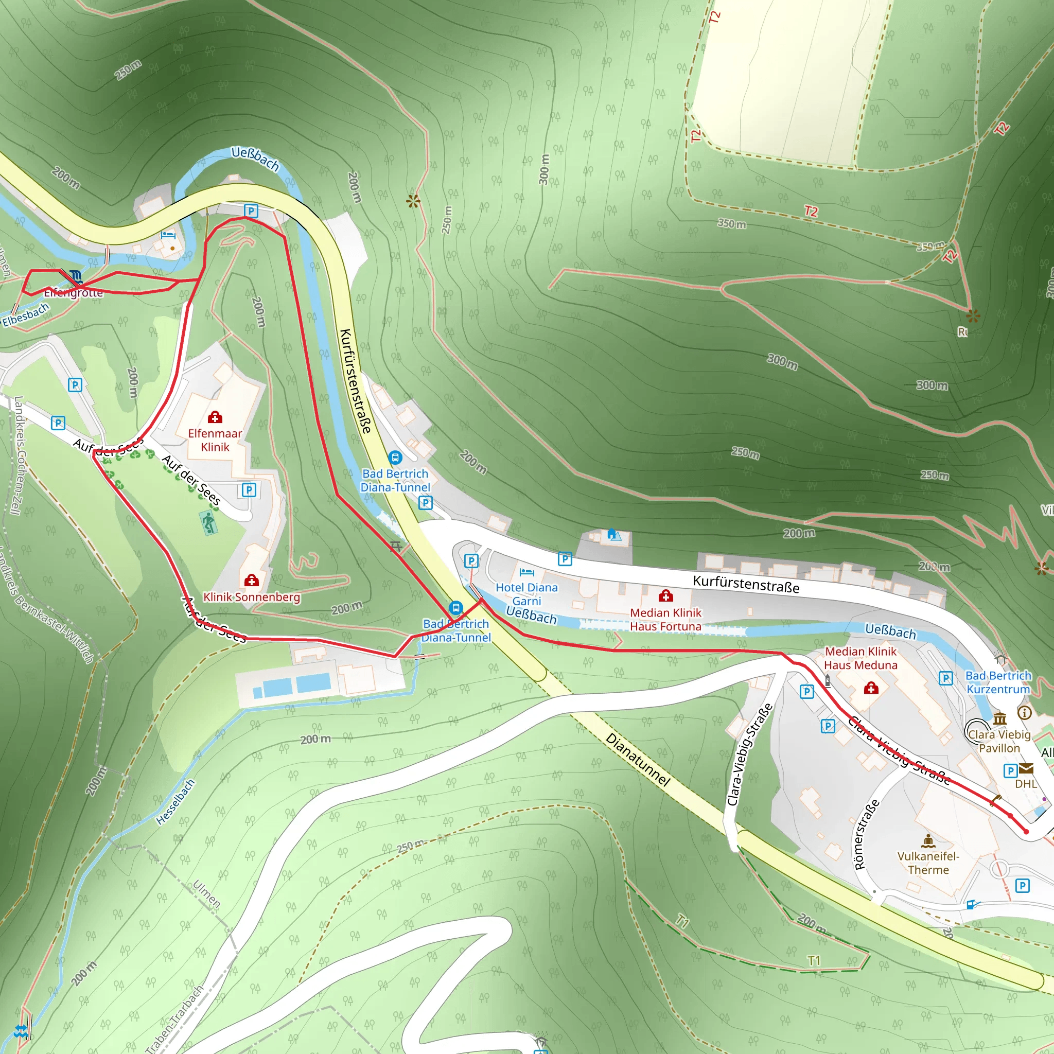 Elfengrotte via Eifel Camino mobile static map