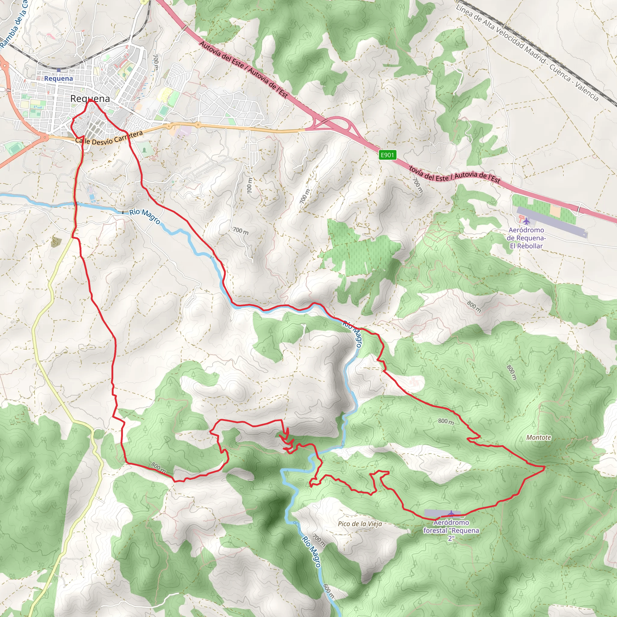 The Horseshoe of the Galician PR CV 351 mobile static map