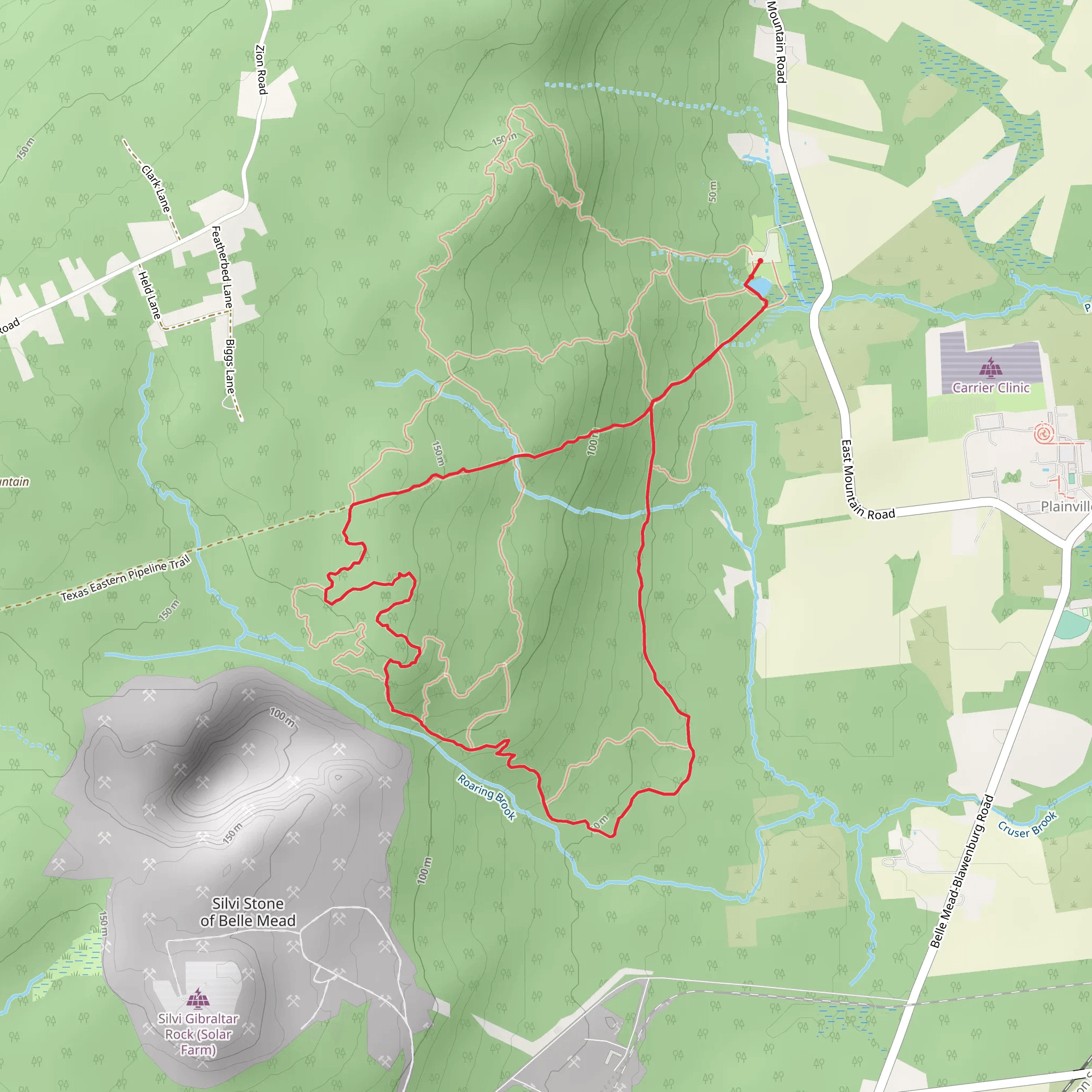 Pipeline - Red - White square Loop mobile static map