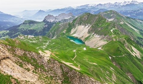 An image depicting the trail Höch Gumme Loop and its surrounding area.