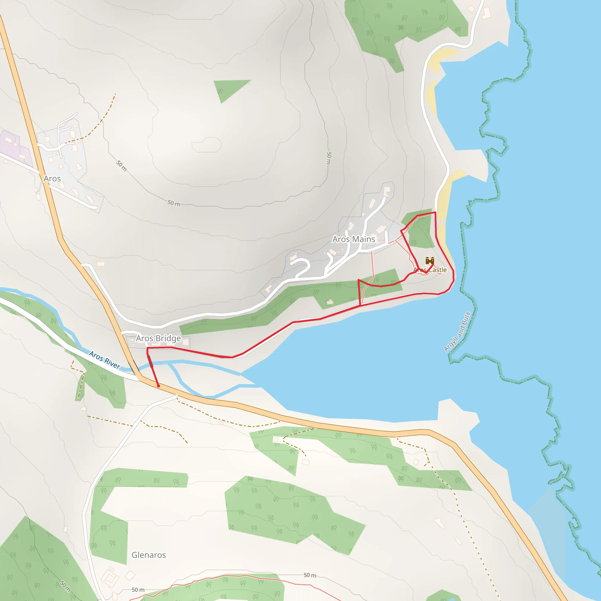 Ros Castle mobile static map