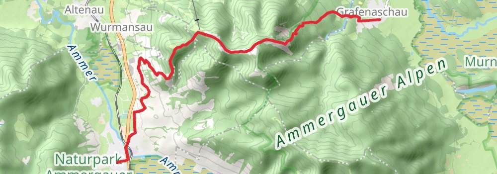 Maximiliansweg stage 12 Map