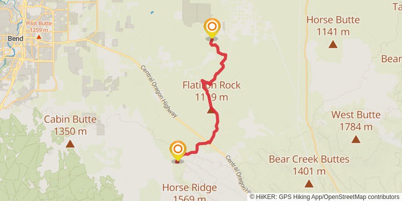 Ultra Pedestrian North Loop stage 136 Map