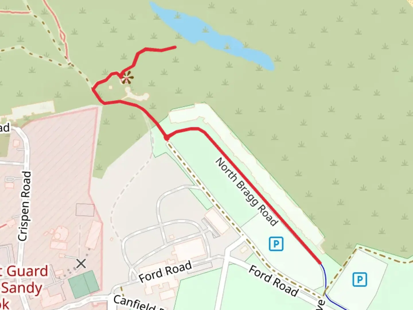 An image depicting the trail North Brad Road Walk and its surrounding area.