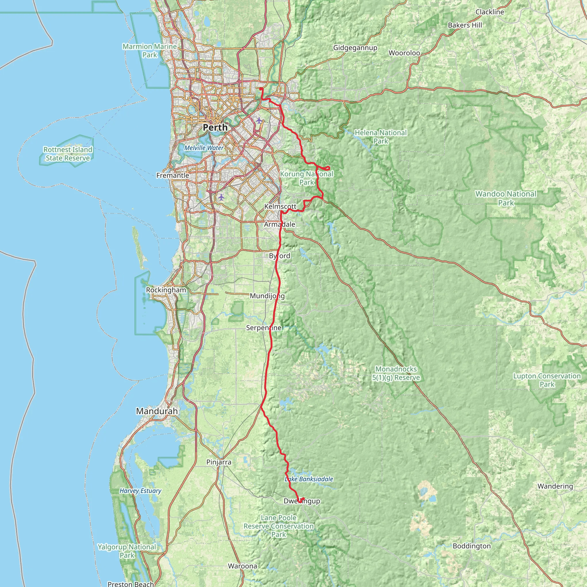 WA Cider Trail mobile static map