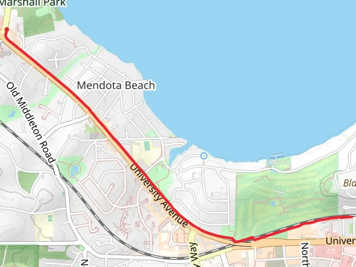 An image depicting the trail Blackhawk Path and its surrounding area.