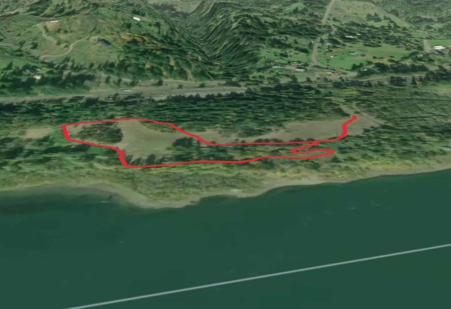 An image depicting the trail Sams Walker Loop Trail and its surrounding area.