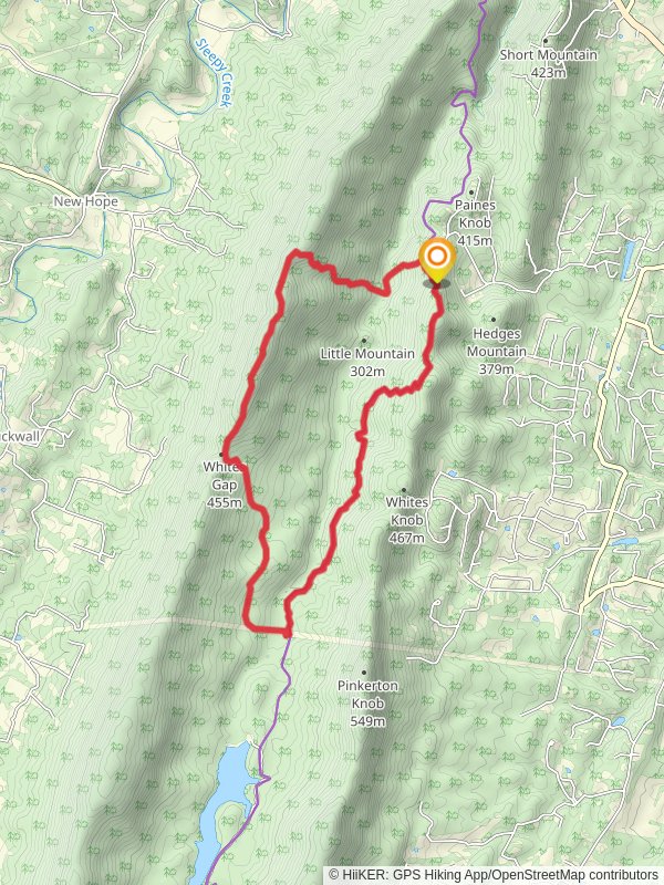 Tuscarora Trail and Whites Gap Loop