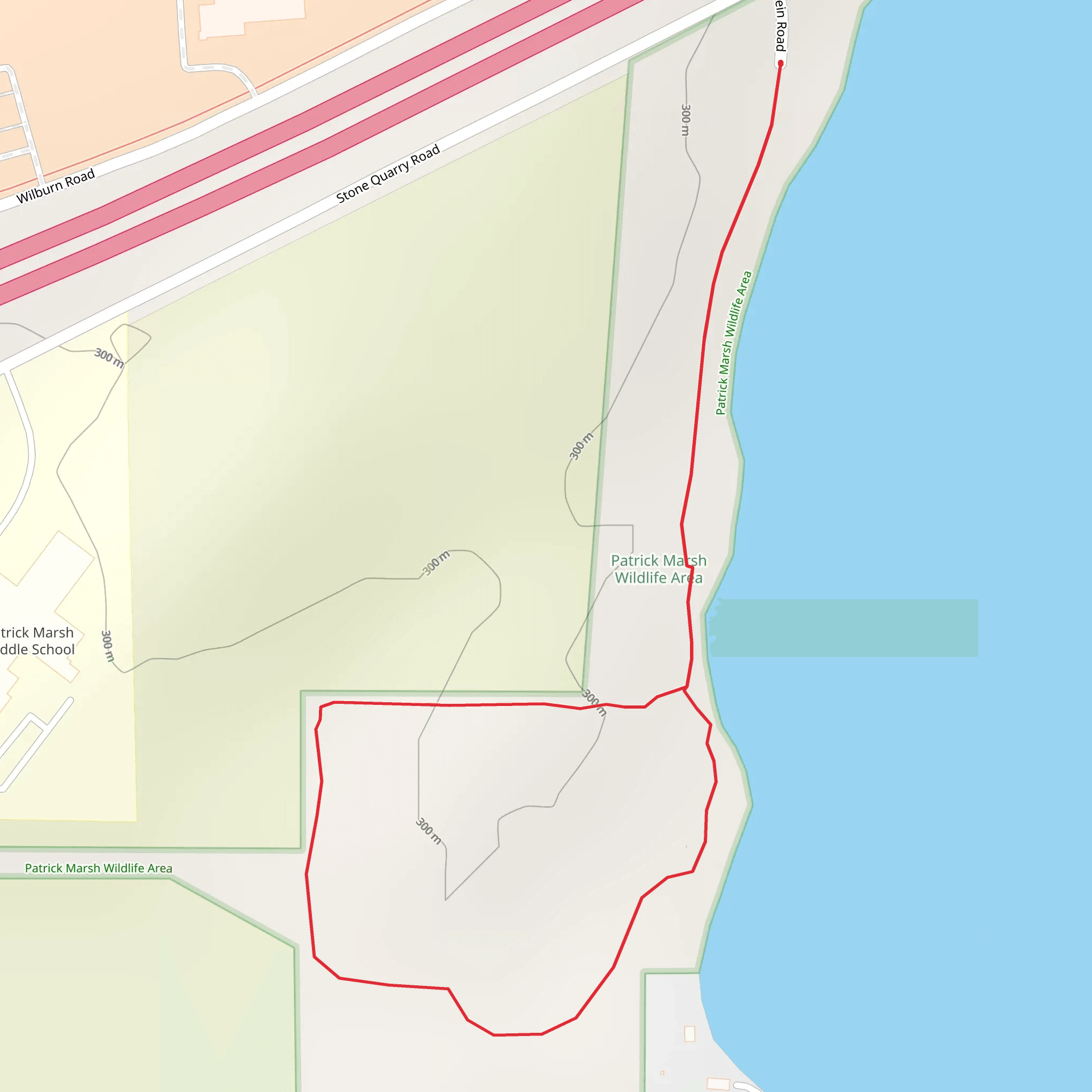 Brazee Lake Westside Loop mobile static map