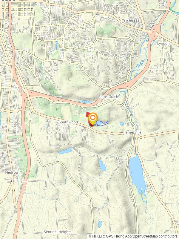 Clark Reservation Park Short Trail mobile static map