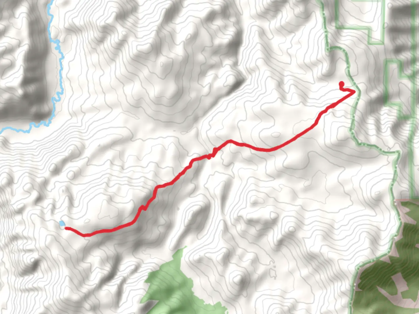 An image depicting the trail Poison Lake Trail and its surrounding area.