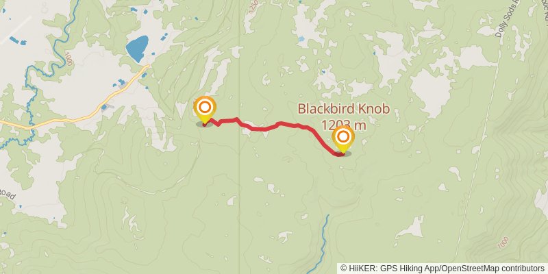 Dolly Sods Wilderness North Loop alt 1 Map