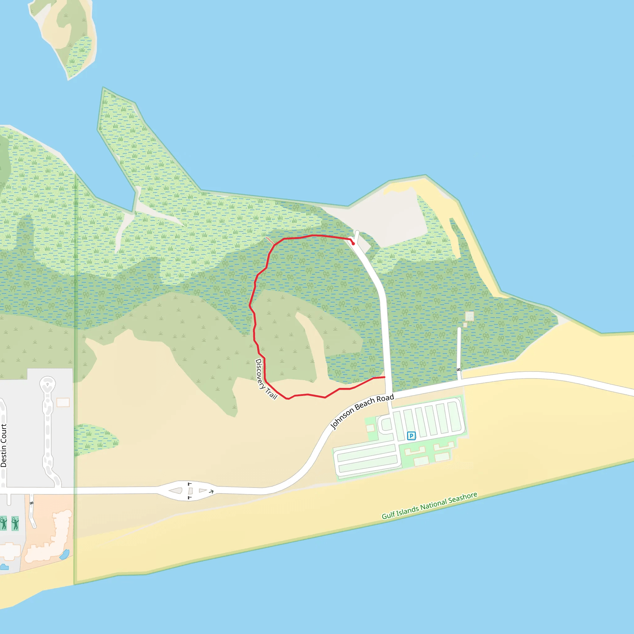 Discovery Trail mobile static map