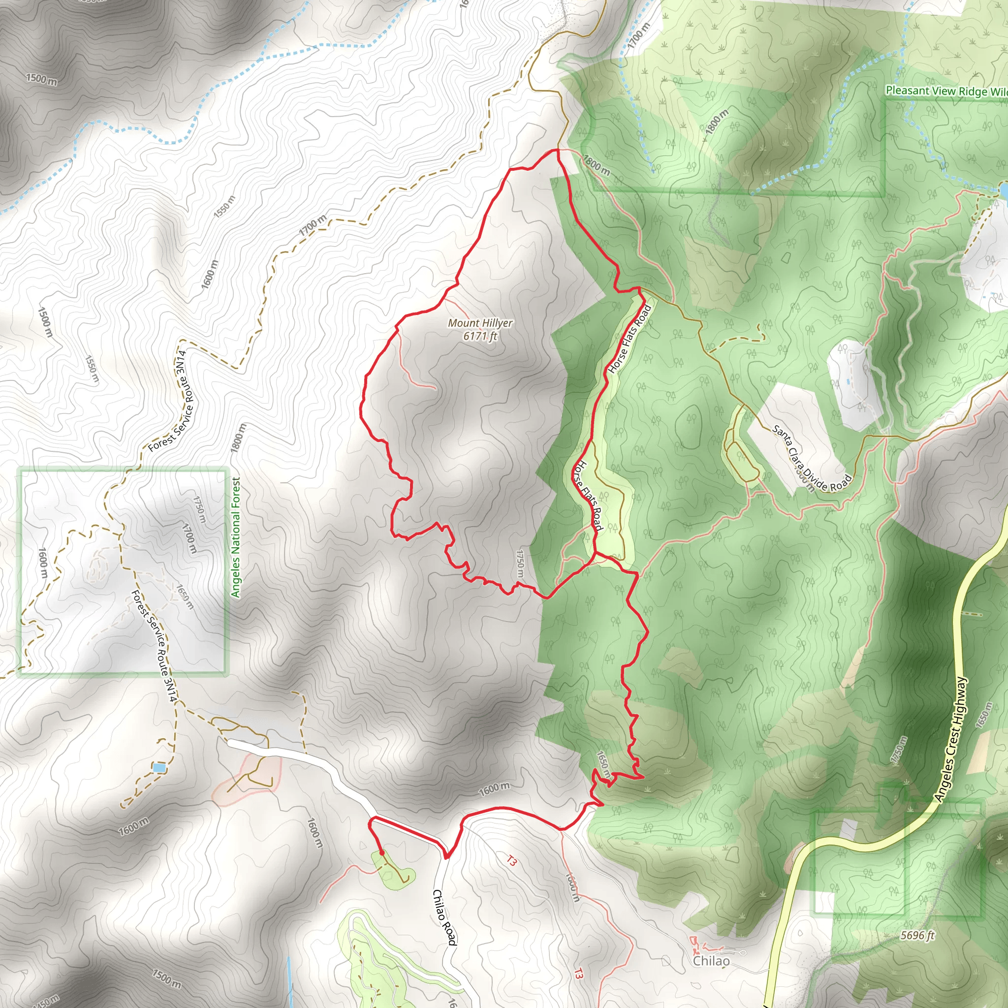 Rosenita Saddle Loop mobile static map