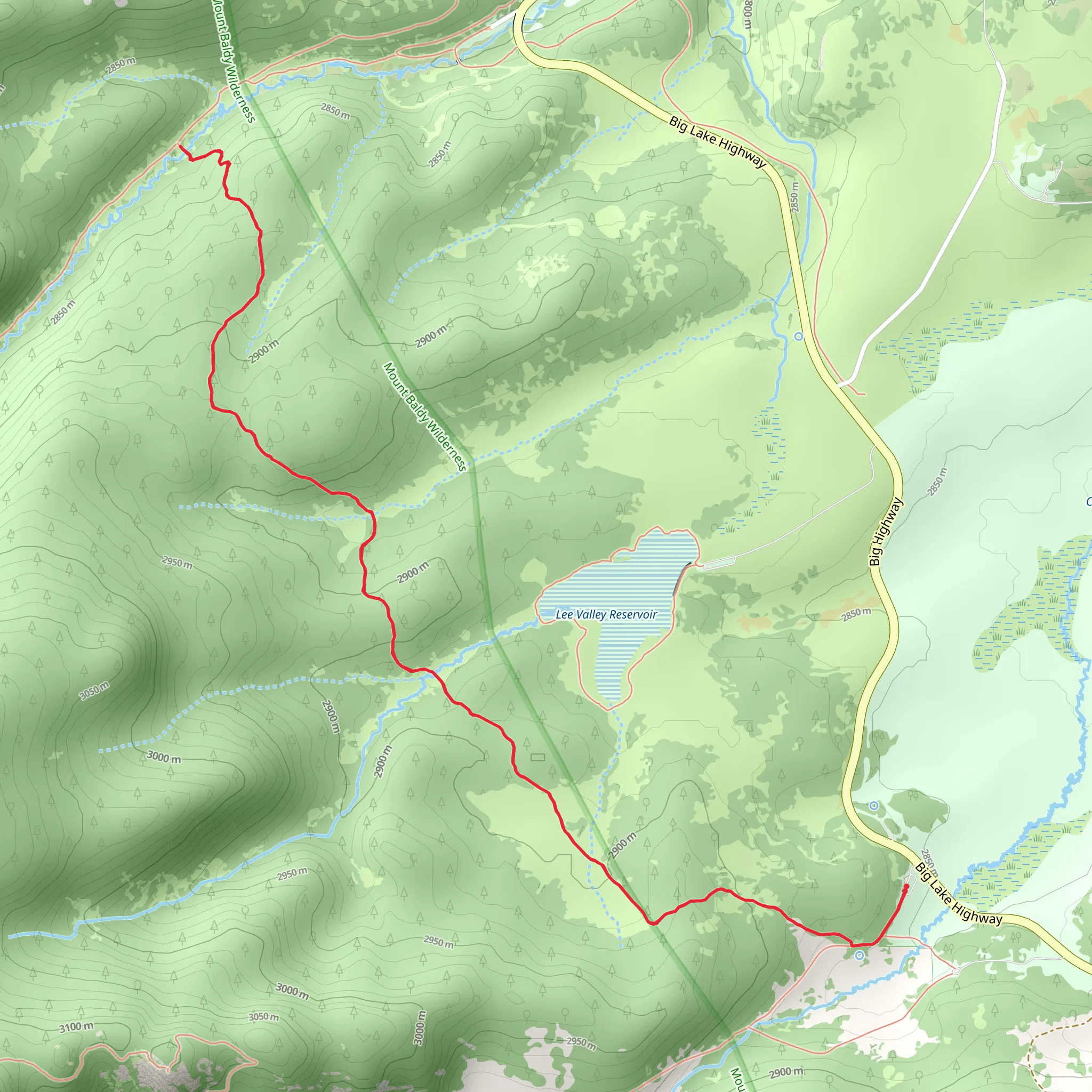 Crossover Trail mobile static map