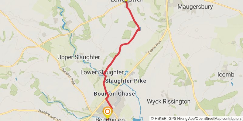Heart of England Way stage 9 Map