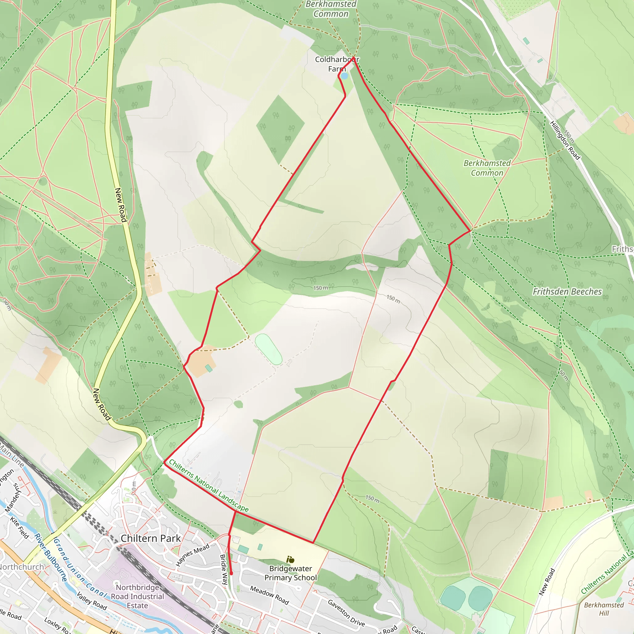 Circular from Berkhamsted mobile static map