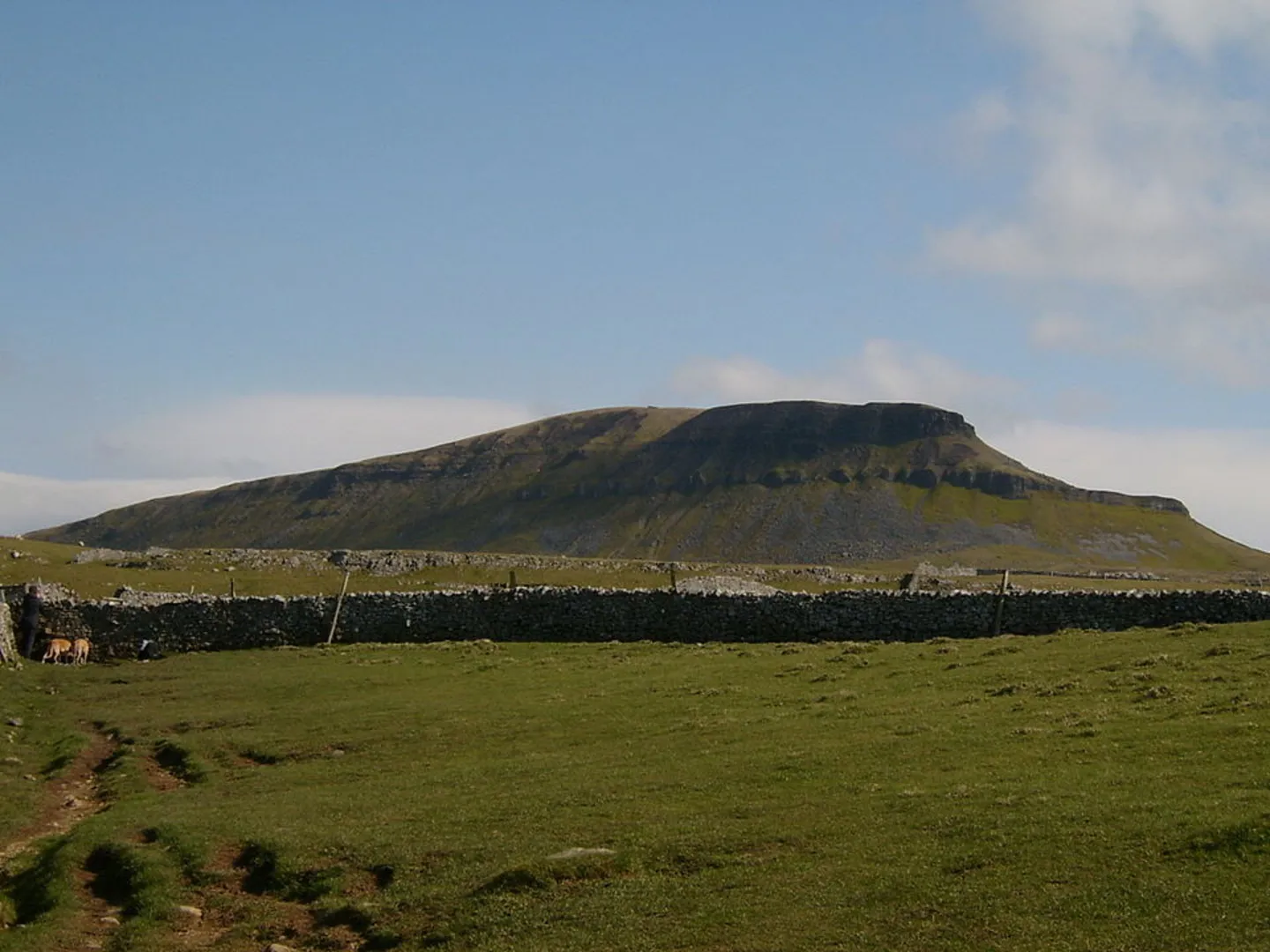 An image depicting the trail Hull Pot and Pen y ghent Loop - Horton in Ribblesdale and its surrounding area.